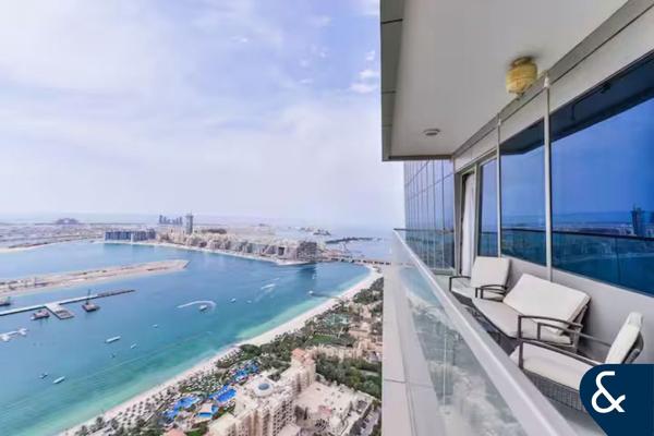 12 Cheques | Furnished | Sea & Palm Views